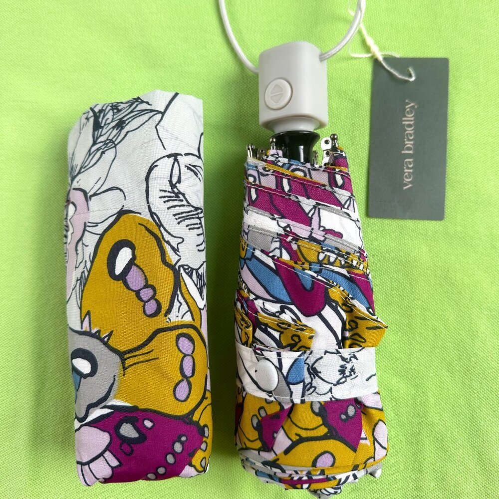 VERA BRADLEY MIN UMBRELLA WING + BLOOM:NWT BUTTERFLIES